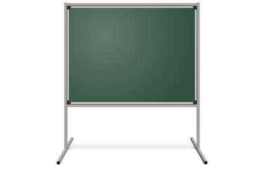 Stellwand mit Tafel Grün beidseitig