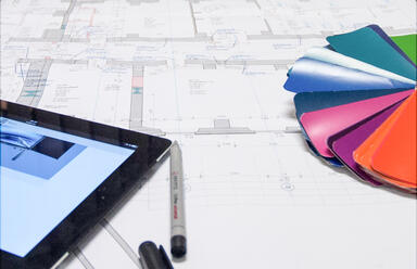 Farbmuster, Vermaßung, Plan - Fachberatung bei Wittler