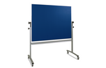 Fahrbare Gestelltafel 360 Grad drehbar und höhenverstellbar Blau-3500 x 2330