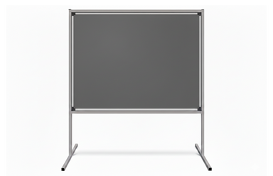 Präsentationswand mit Flanell grau #8f9090 3500 x 2330