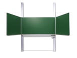 Klappschiebetafel mit Pylonen, grün