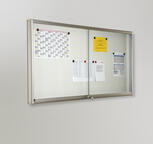 Schaukasten / Infovitrine wandhängend, Aluminium
