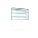 Vitrine mit Unterschrank