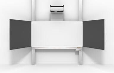 interaktive-beamer-klappschiebetafel-pylonen-anthrazit-frontal